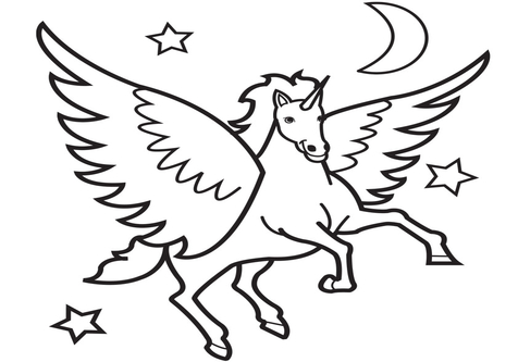 Coloring Pages Of Unicorns And Pegasus at GetColorings.com | Free