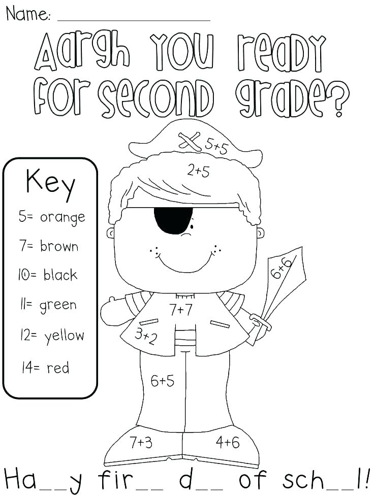 Coloring Pages Second Grade at Free