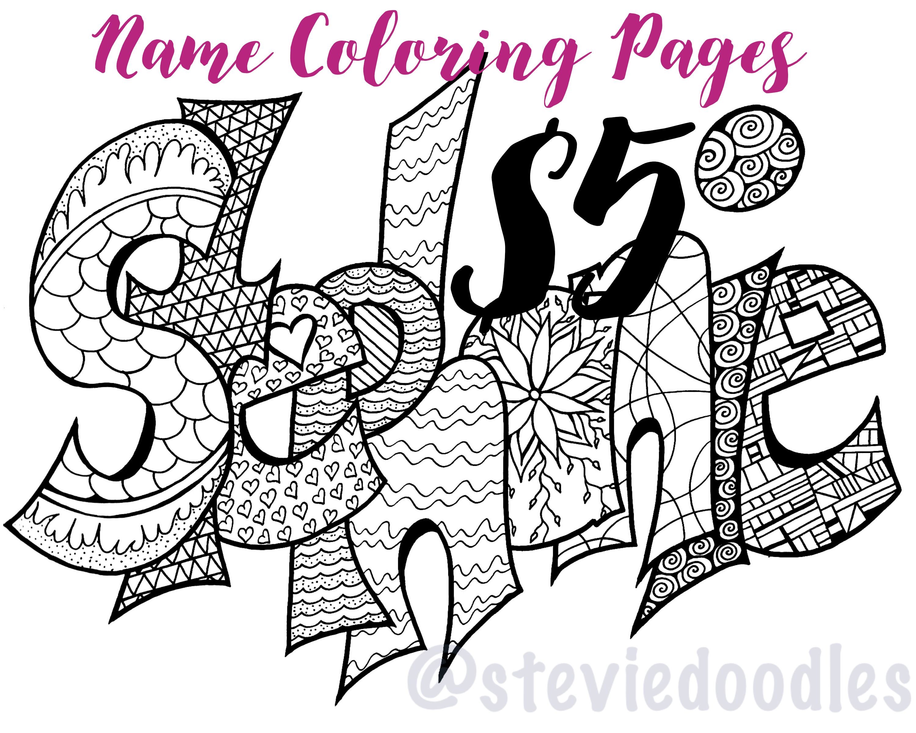 Coloring Pages That Says Your Name at GetColorings.com ...