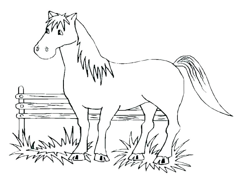 Coloring Pages Wild Horses at Free printable