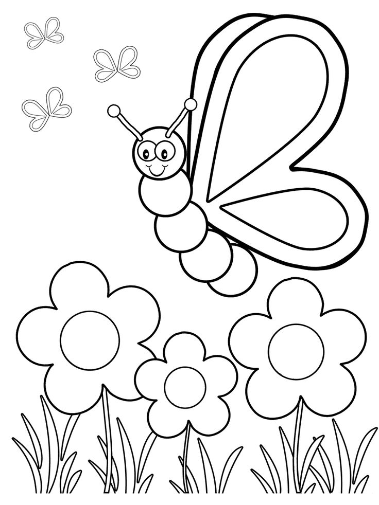 Colors Coloring Pages For Preschool at Free