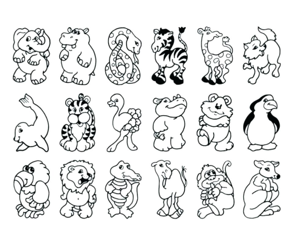 Colouring Pages To Print Animals at GetColorings.com | Free printable