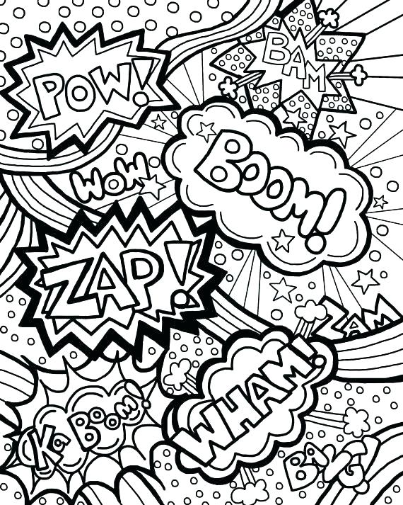Comic Strip Coloring Pages At GetColorings Free Printable 