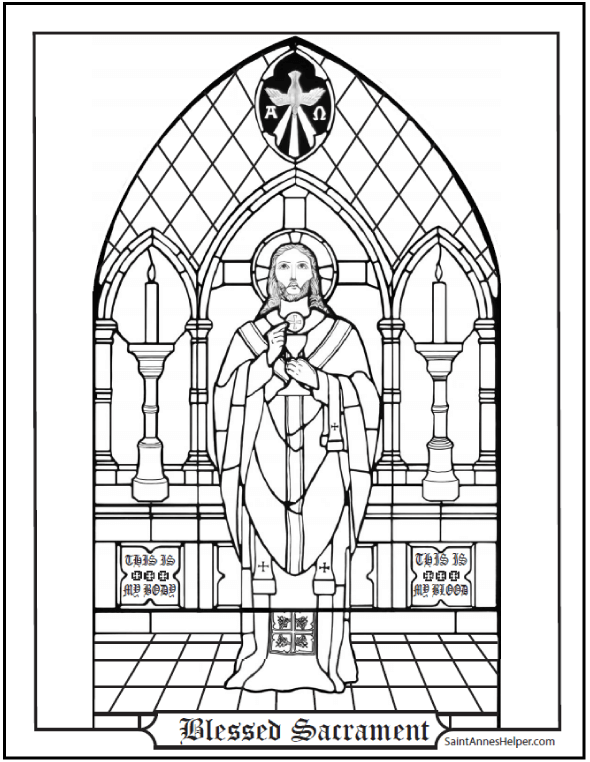 Communion Coloring Pages at GetColorings.com | Free printable colorings