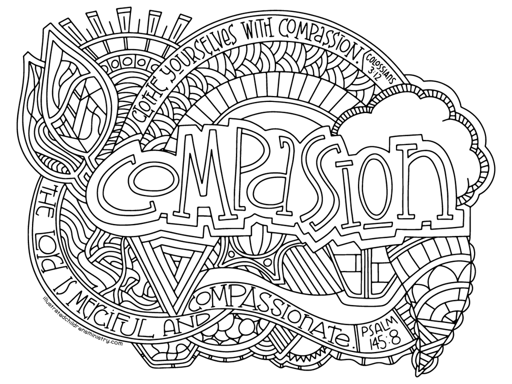 Compassion Coloring Pages at GetColorings.com | Free printable