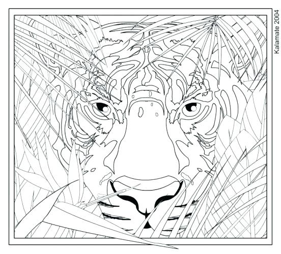 Complex Animal Coloring Pages at Free printable