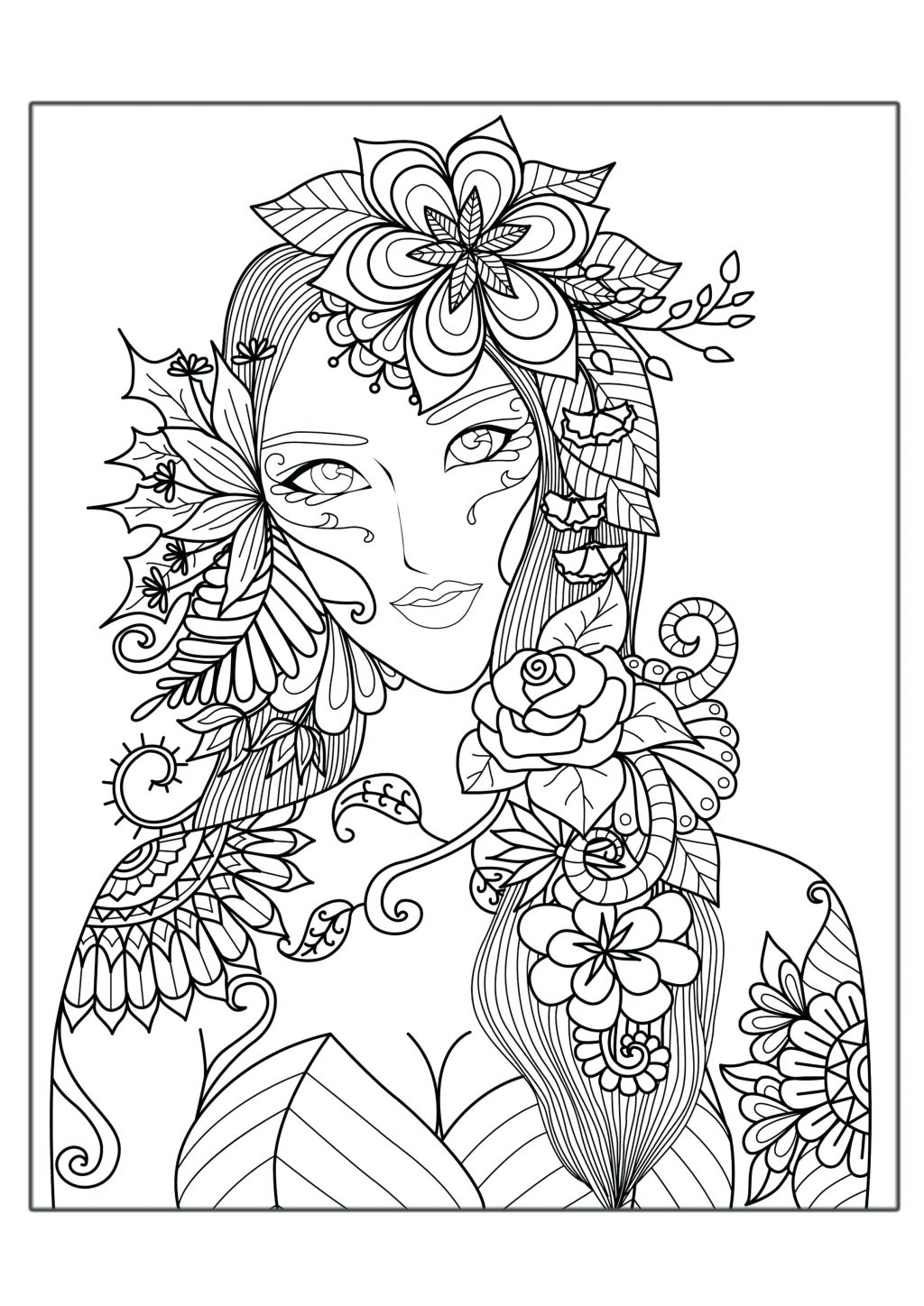 Free Printable Animal Coloring Pages For Adults Only - Giving this