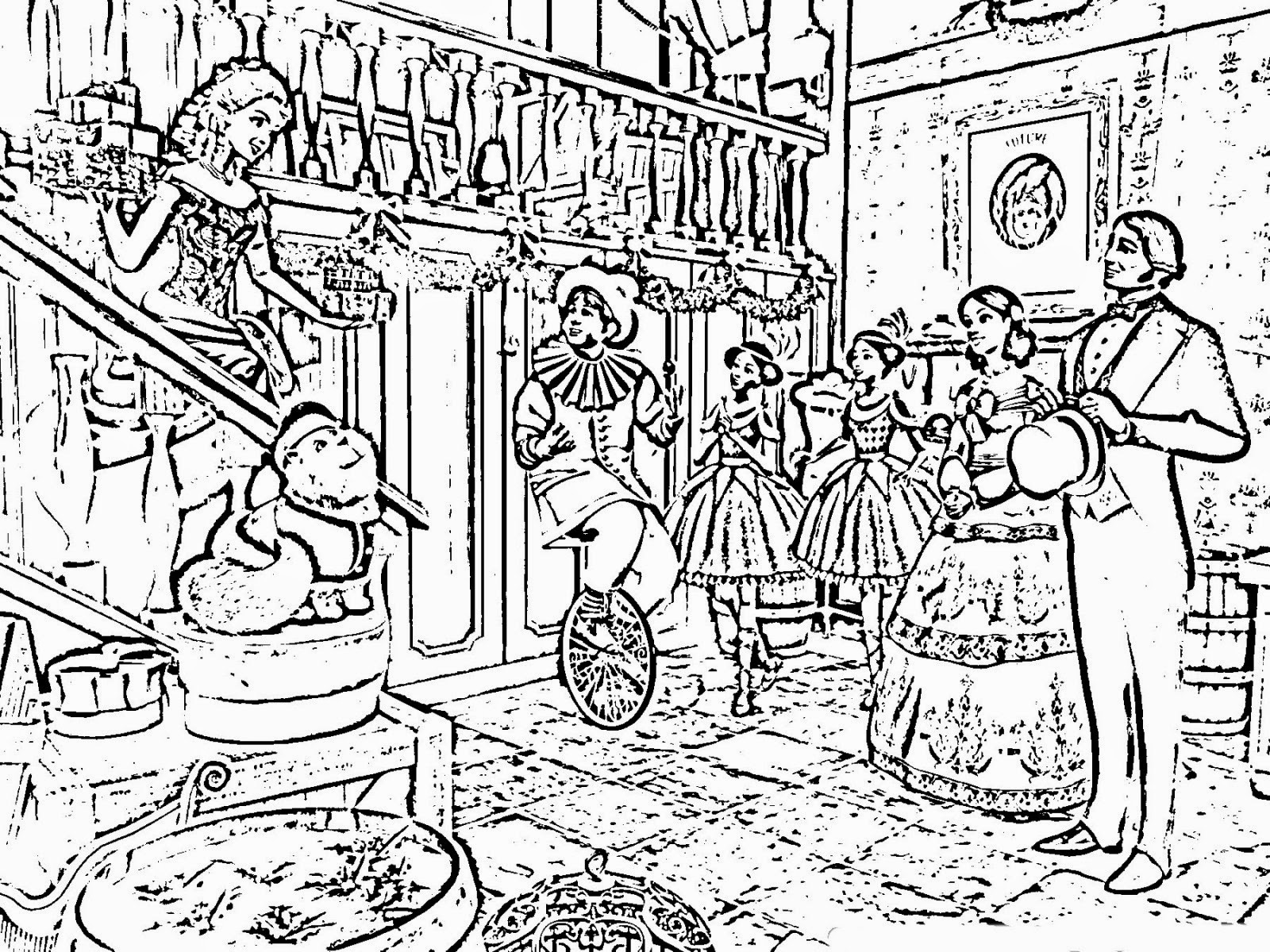 Complex Christmas Coloring Pages at GetColoringscom