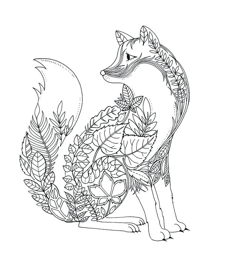 Complicated Animal Coloring Pages at GetColorings.com | Free printable