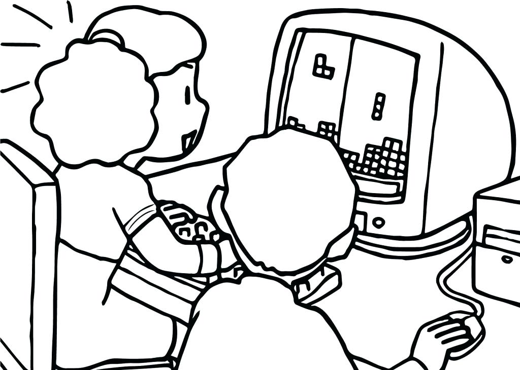 Computer Lab Coloring Pages at GetColorings.com | Free printable ...