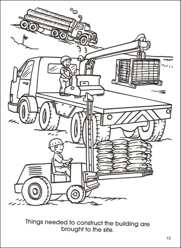 Construction Site Coloring Pages at GetColoringscom