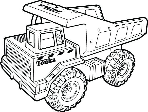 Construction Truck Coloring Pages At Free Printable