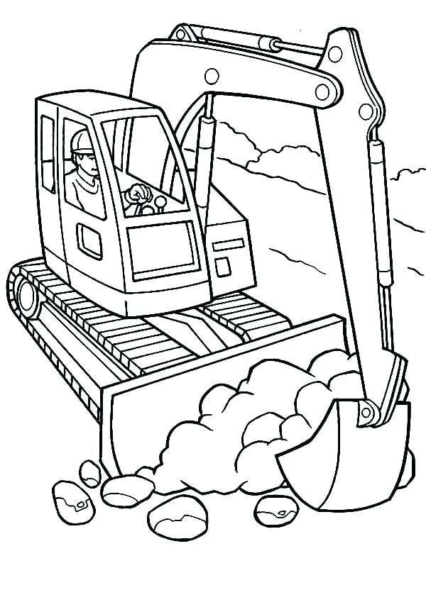 Construction Vehicles Coloring Pages at GetColoringscom