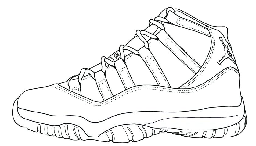 Converse Shoe Coloring Page At GetColorings Free Printable 