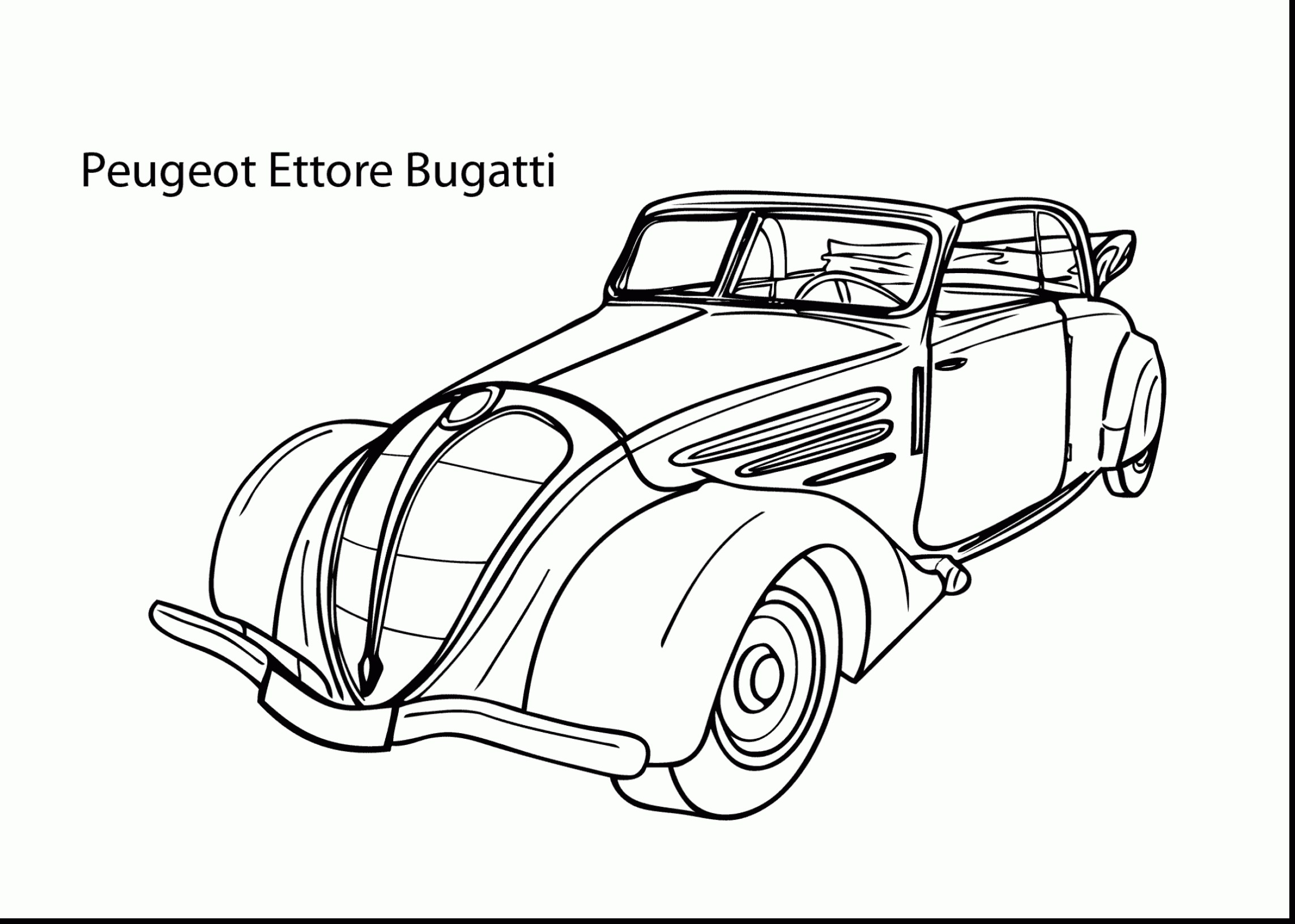 Convertible Car Coloring Pages at GetColorings.com | Free printable