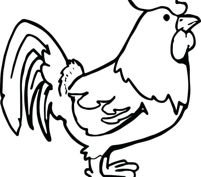 Cooked Chicken Coloring Page at GetColorings.com | Free printable