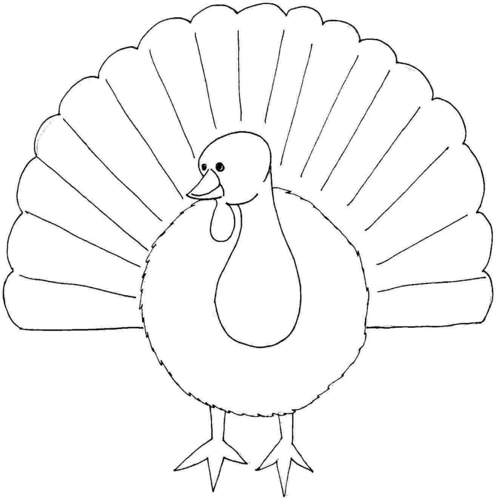 printable thanksgiving turkey coloring pages