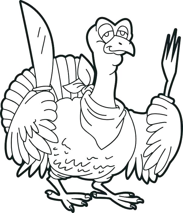 Cooked Turkey Coloring Pages At Free Printable Colorings Pages To Print And Color