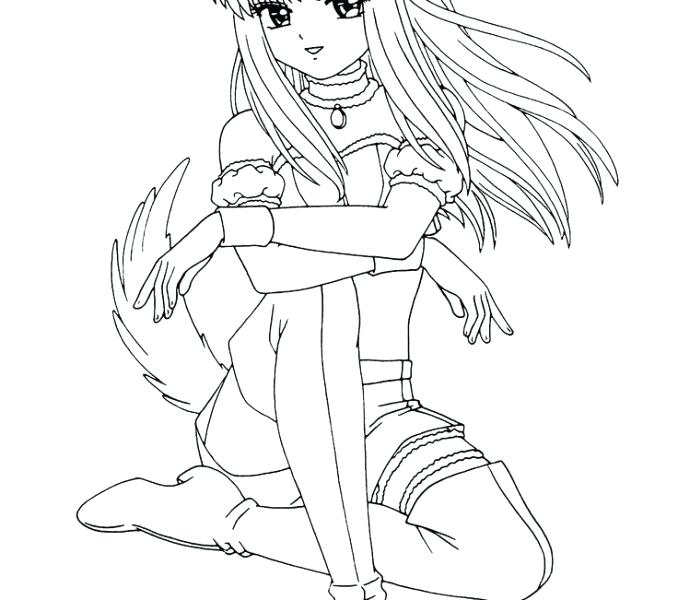 Cool Anime Coloring Pages at GetColorings.com | Free printable