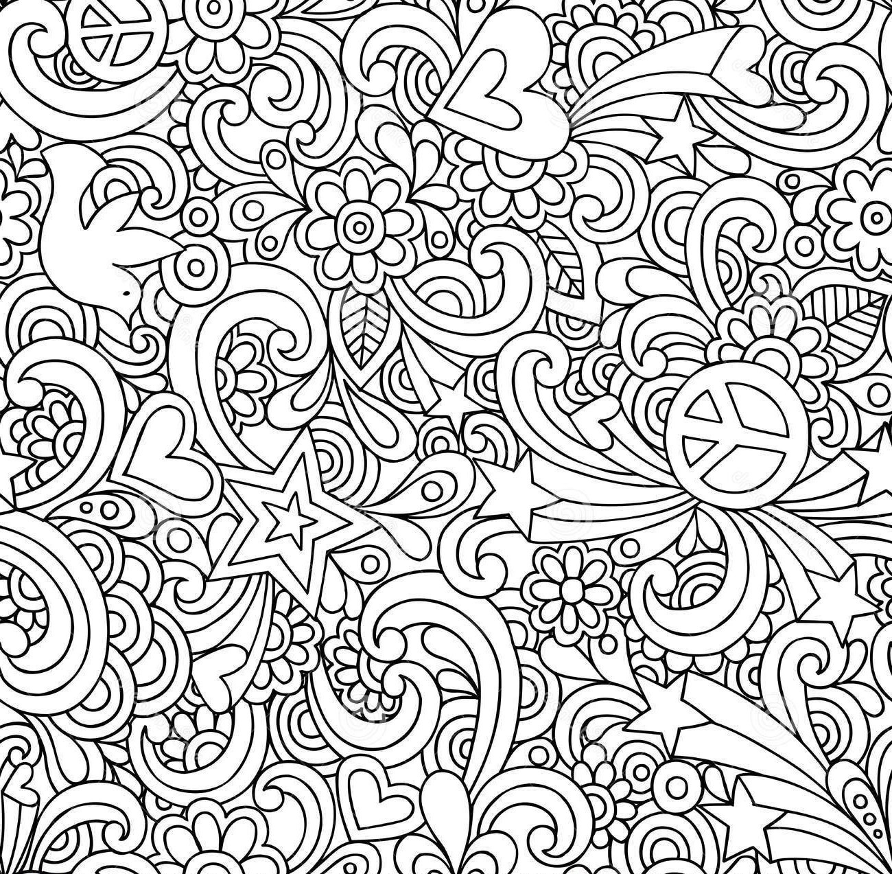 Cool Hard Coloring Pages at Free printable colorings
