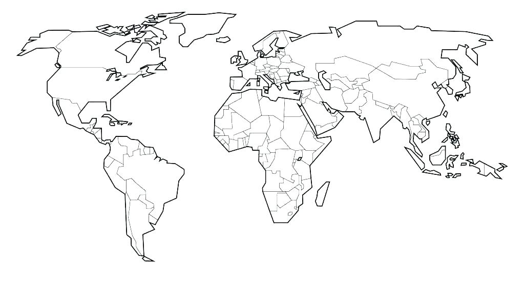  Printable World Map Coloring Page With Countries Labeled Printable 