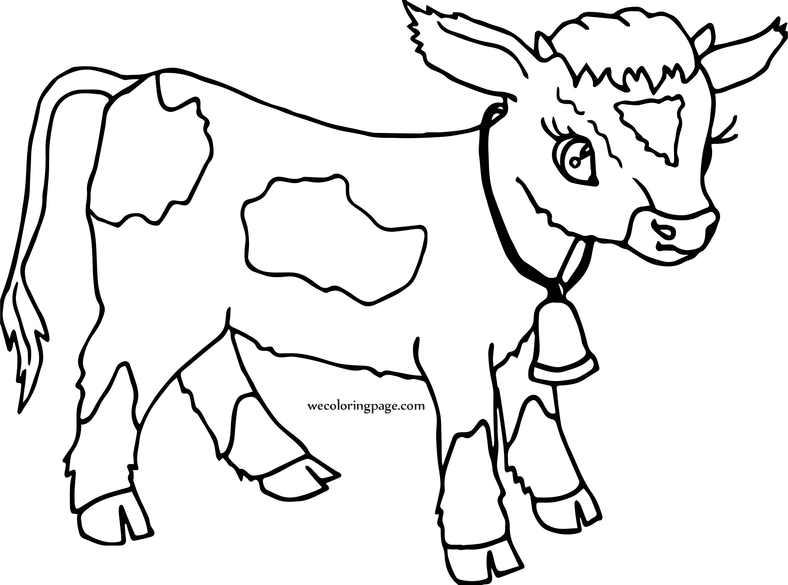 Cow And Calf Coloring Pages at GetColorings.com | Free printable