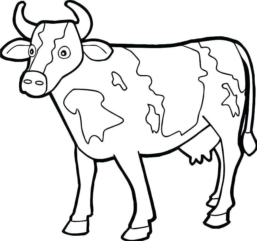 Cow Face Coloring Pages at GetColorings.com | Free printable colorings