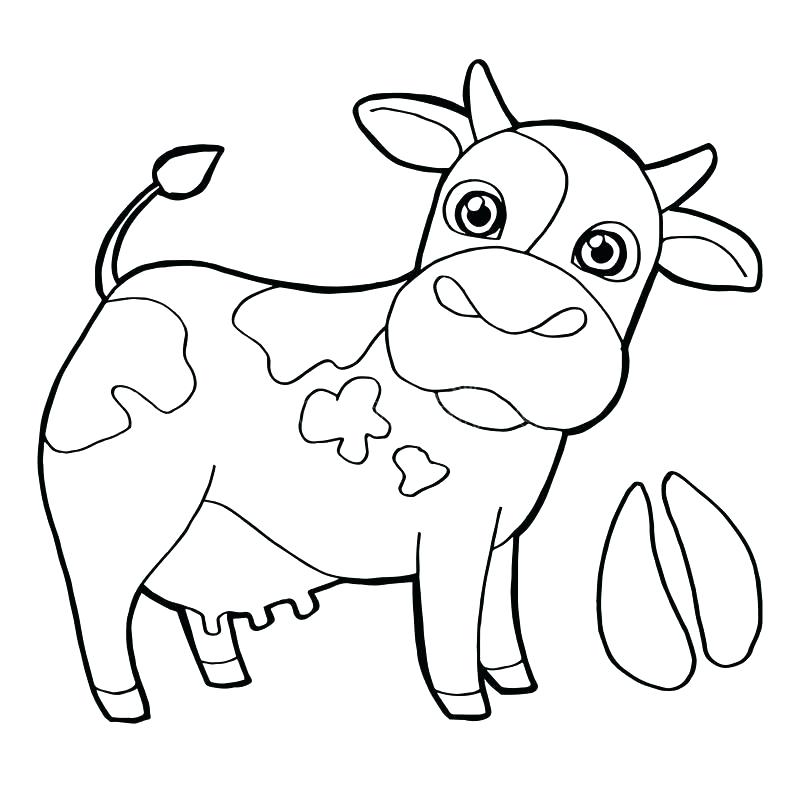 Cow Head Coloring Page at GetColorings.com | Free printable colorings