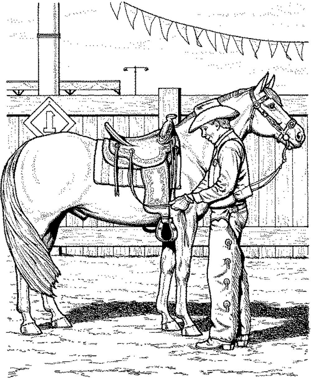 Cowboy And Horse Coloring Pages At GetColorings Free Printable 