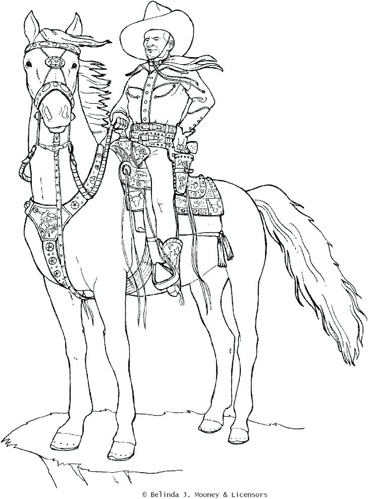 Cowboys Coloring Pages To Print at Free printable