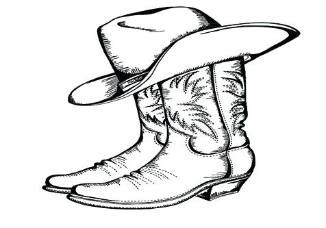Cowgirl Boots Coloring Pages at GetColorings.com | Free printable