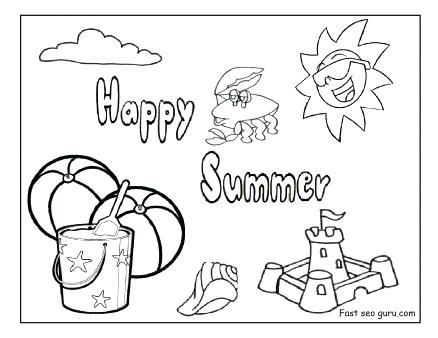 Crayola Summer Coloring Pages At Getcolorings.com 