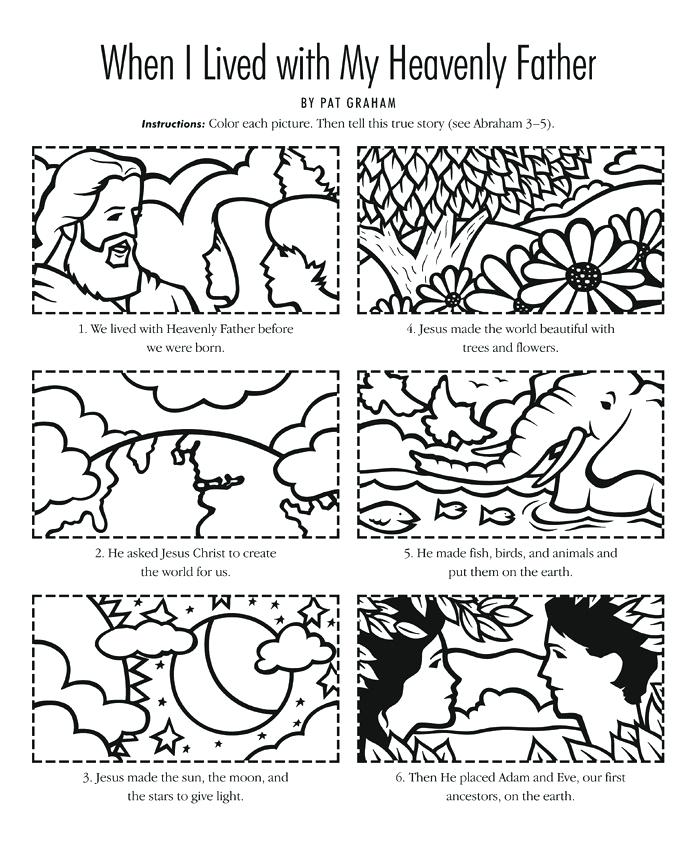 Creation Coloring Pages Pdf at Free printable