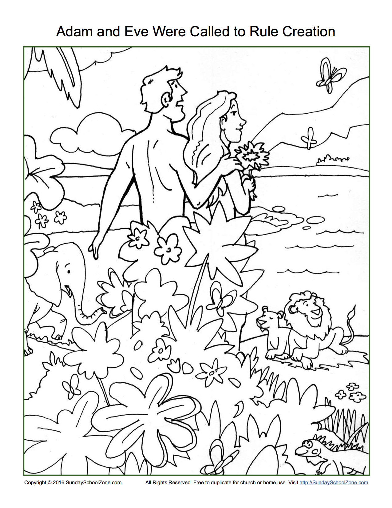 Creation Story Coloring Pages At GetColorings Free Printable