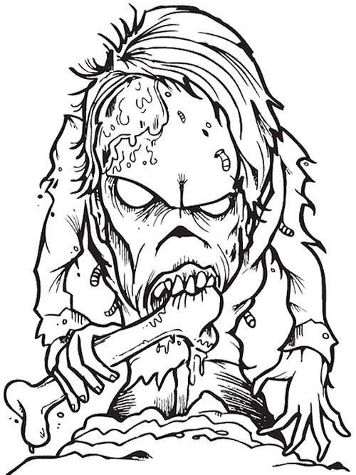 Creepy Halloween Coloring Pages at GetColorings.com | Free printable
