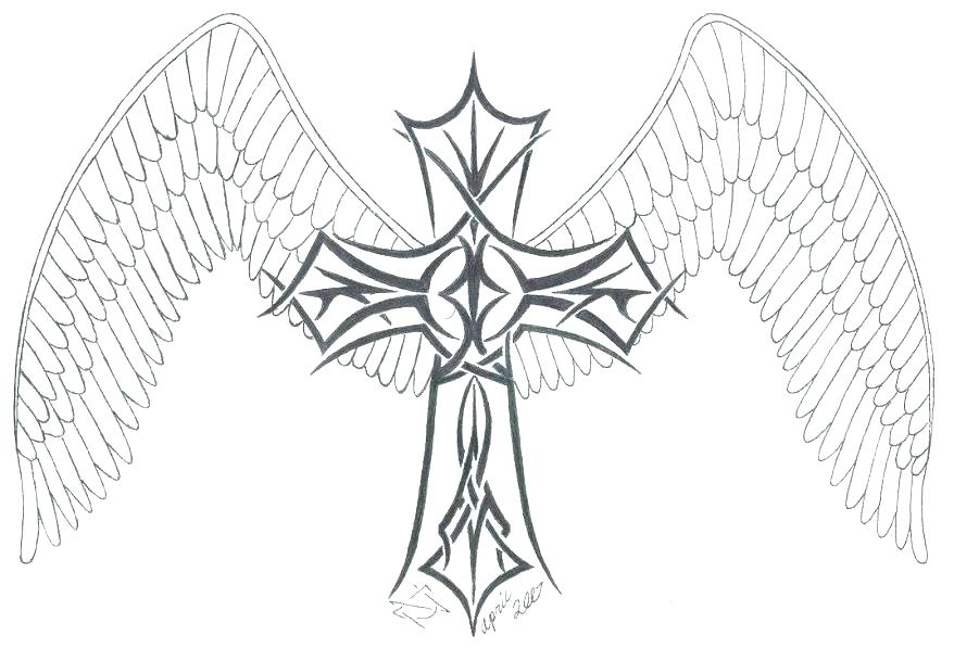 Cross And Heart Coloring Pages At Free Printable Colorings Pages To Print And