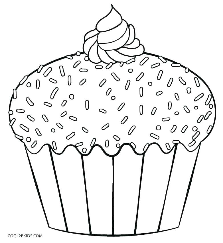 Cupcake Coloring Pages To Print At GetColorings Free Printable 