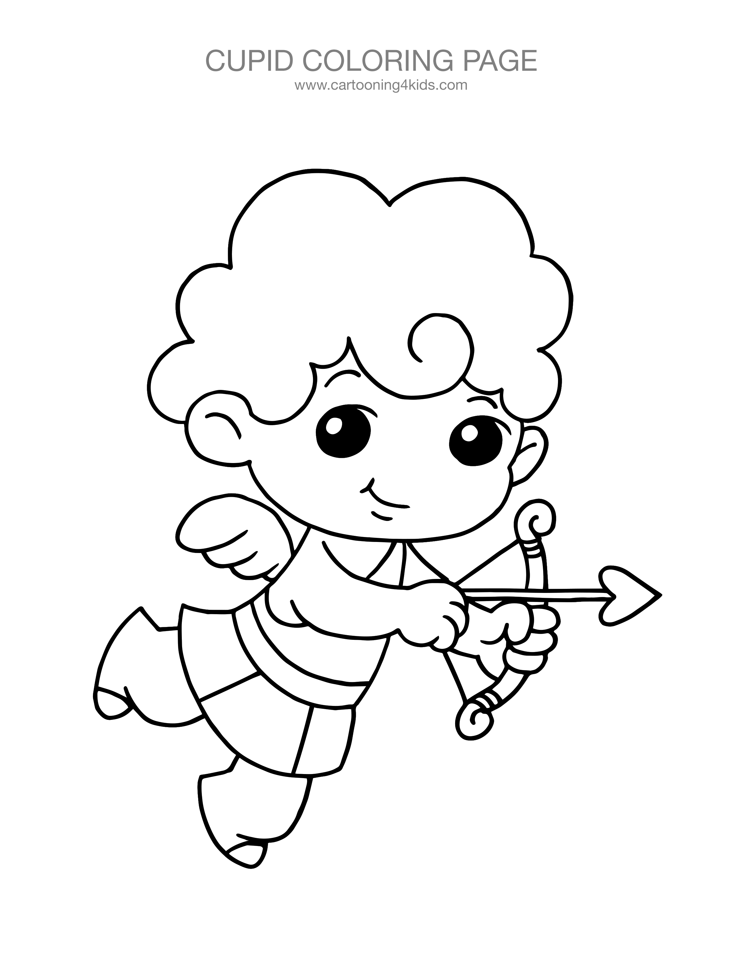 Cupid Coloring Pages Printable at GetColorings.com | Free printable
