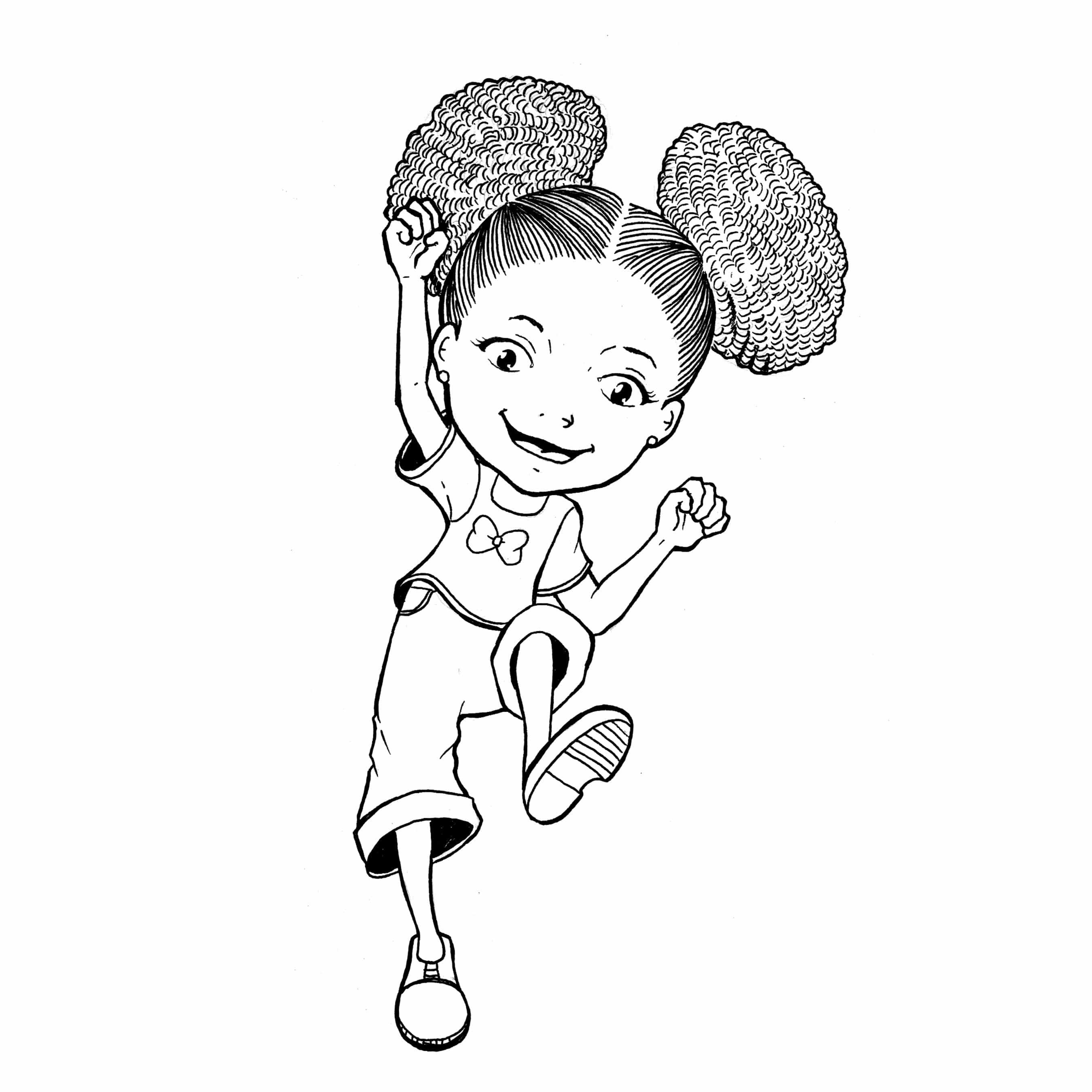 Curly Hair Coloring Pages At GetColorings Free Printable 