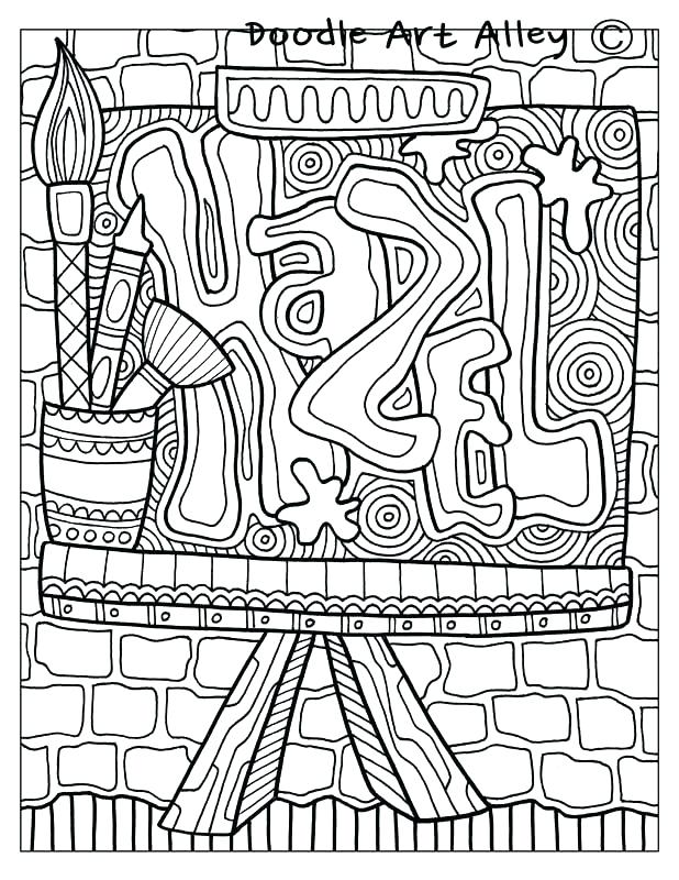 Custom Name Coloring Pages at GetColorings.com | Free printable