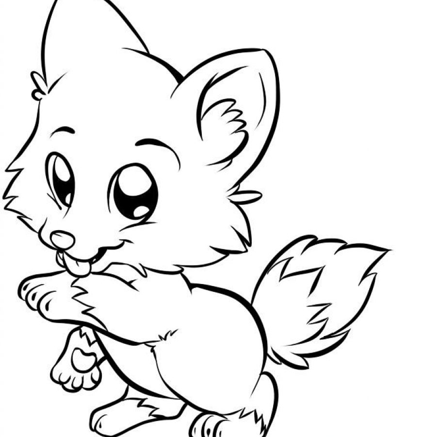 Cute Puppy Coloring Pages For Girls / Animal Coloring Sheets Hard