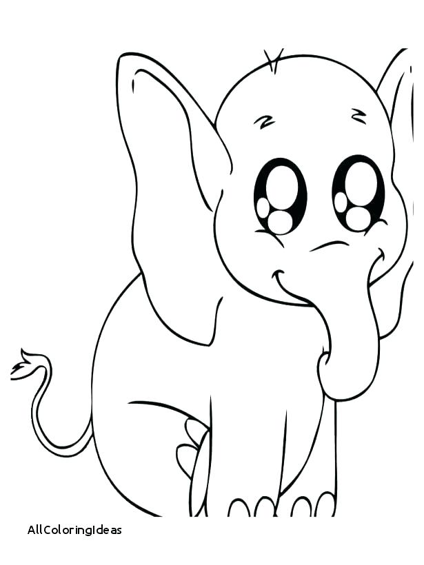 Cute Animals With Big Eyes Coloring Pages at Free