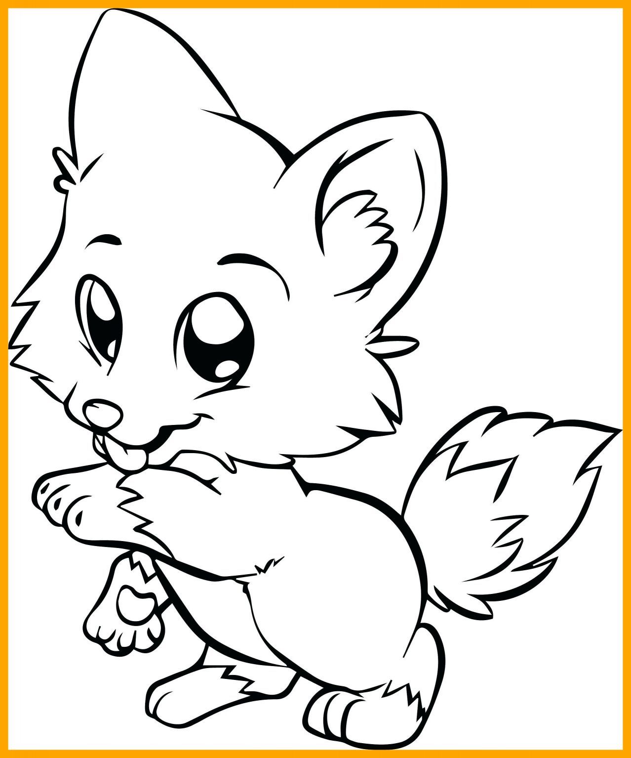 big eyed animal coloring pages
