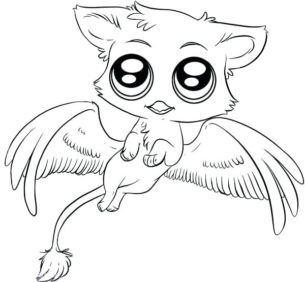 Cute Anime Animals Coloring Pages at GetColoringscom