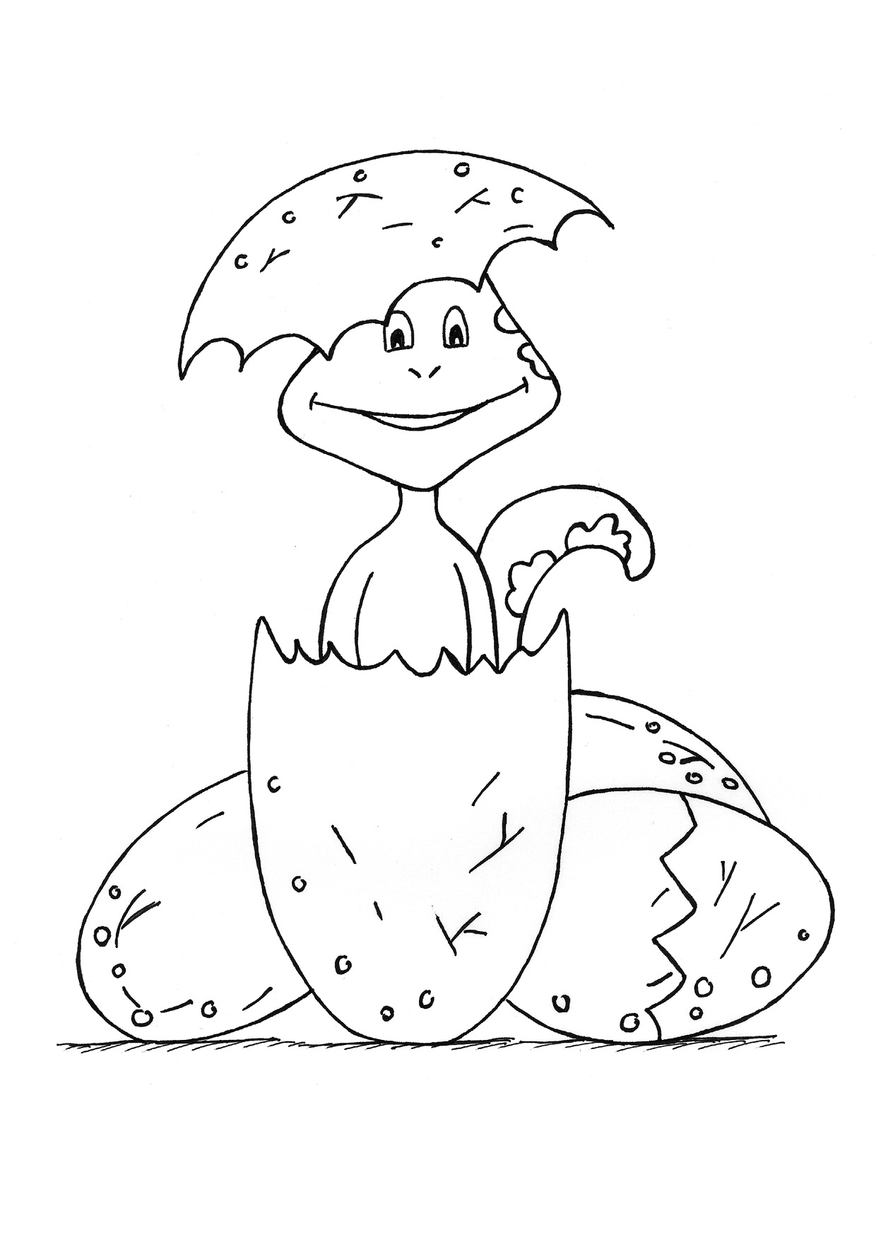 Cute Baby Dinosaur Coloring Pages at GetColorings.com   Free printable ...