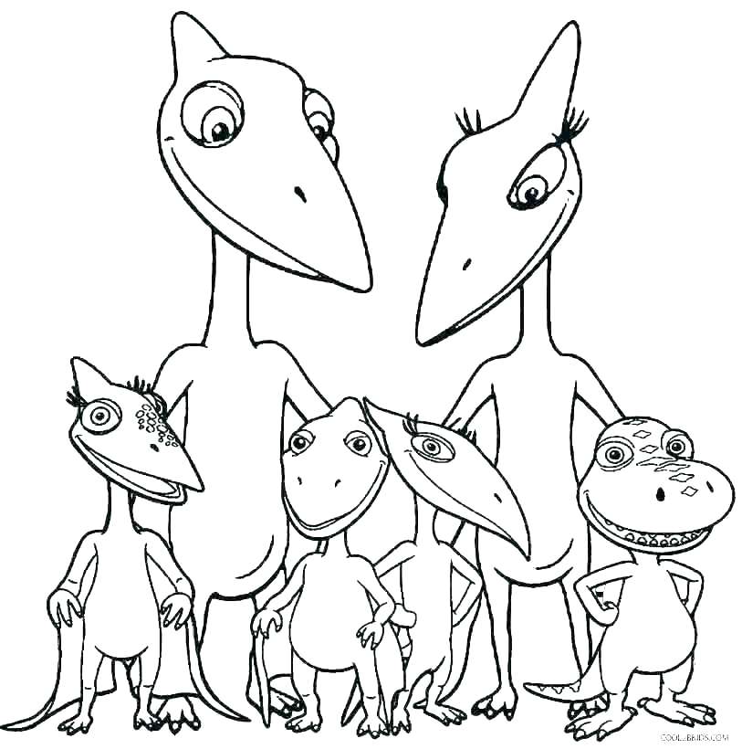 Cute Baby Dinosaur Coloring Pages at GetColoringscom