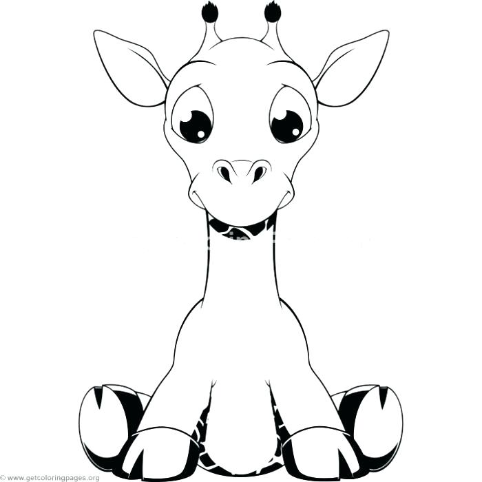 Cute Baby Giraffe Coloring Pages at GetColorings.com ...