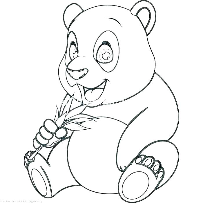 Cute Baby Panda Coloring Pages At GetColorings Free Printable 