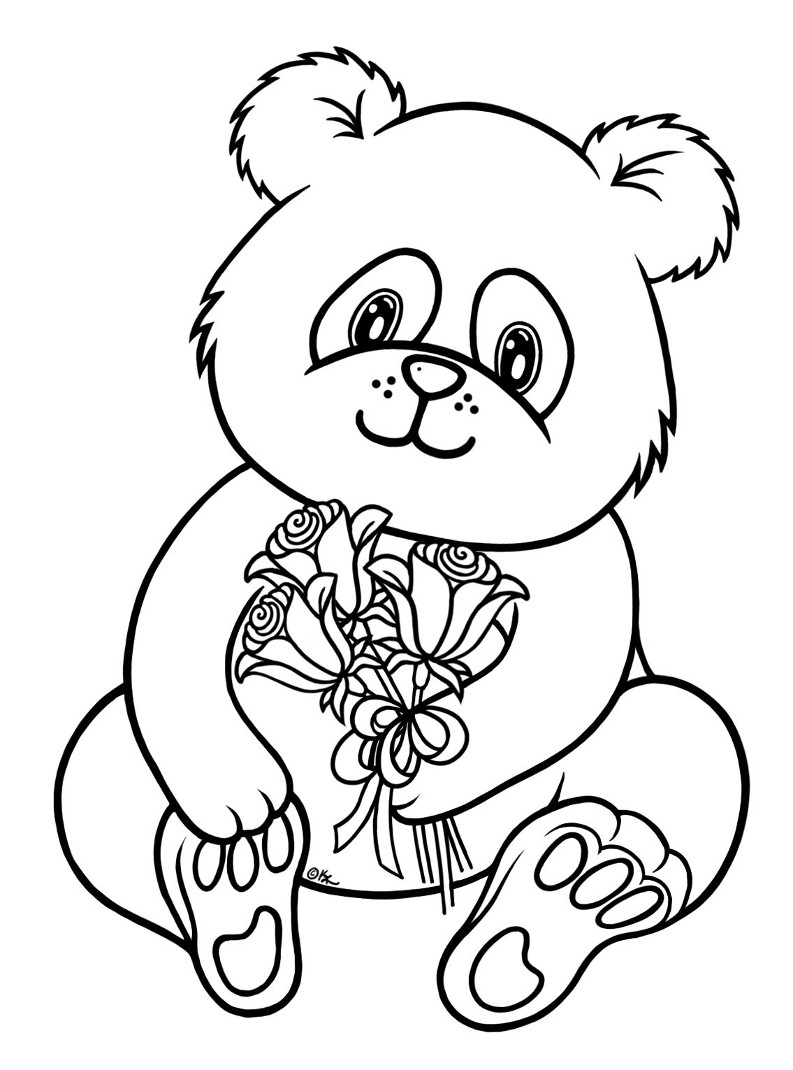 Cute Baby Panda Coloring Pages at GetColorings.com | Free printable