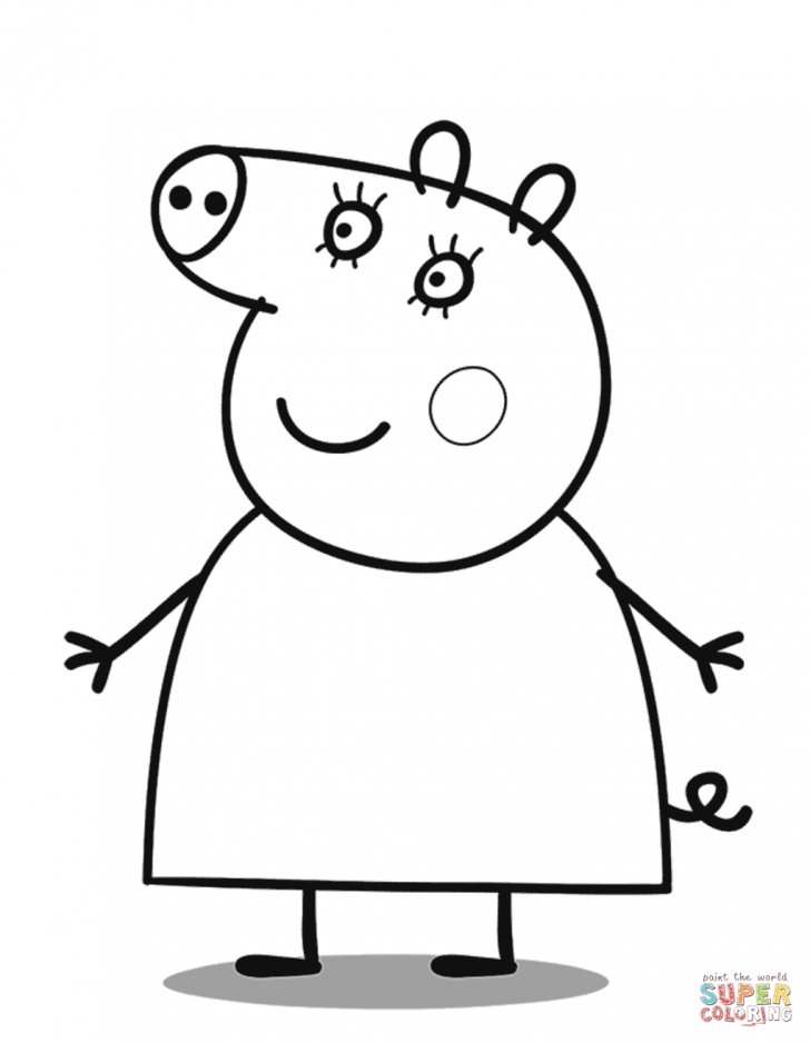 Cute Baby Pig Coloring Pages at GetColorings.com | Free printable